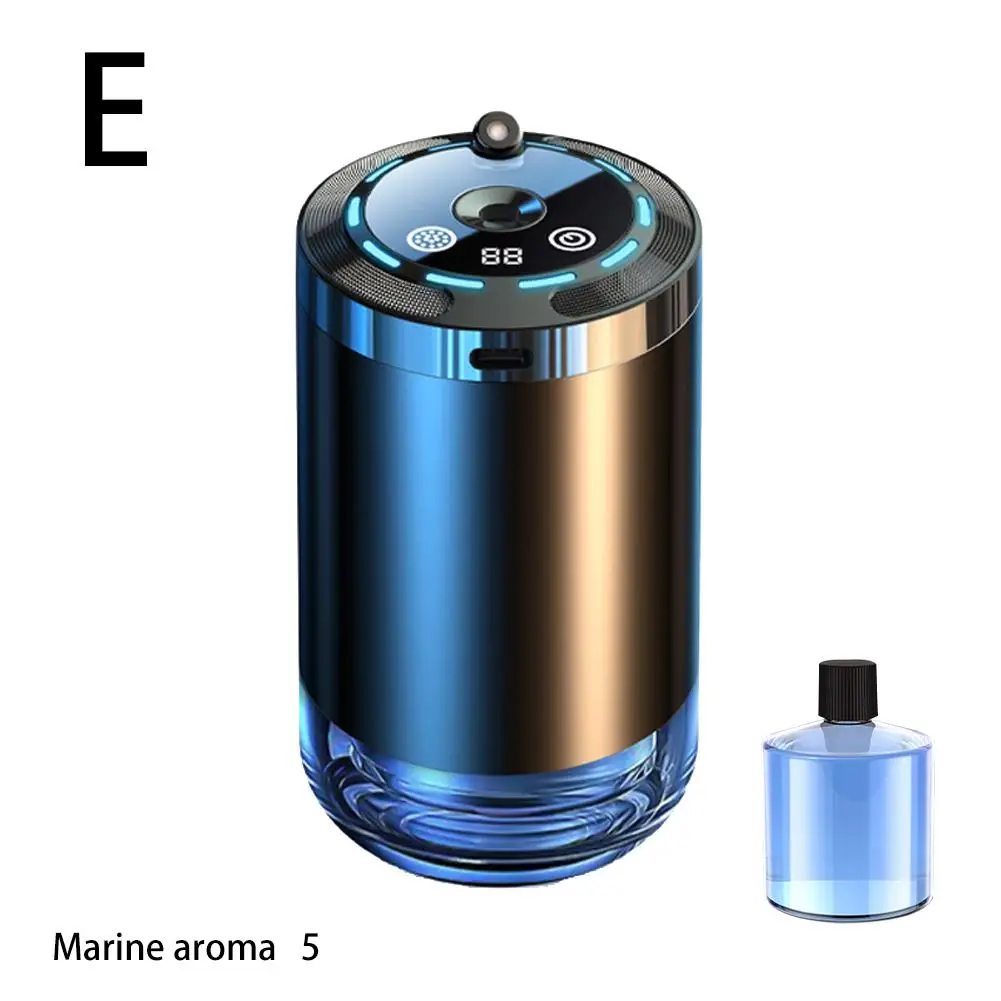 Inteligentny odświeżacz powietrza do samochodu, ładowalny dyfuzor zapachowy do samochodu, 5 poziomów regulacji inteligentnego dyfuzora samochodowego